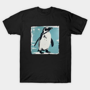 Penguin in retro vintage aesthetic T-Shirt